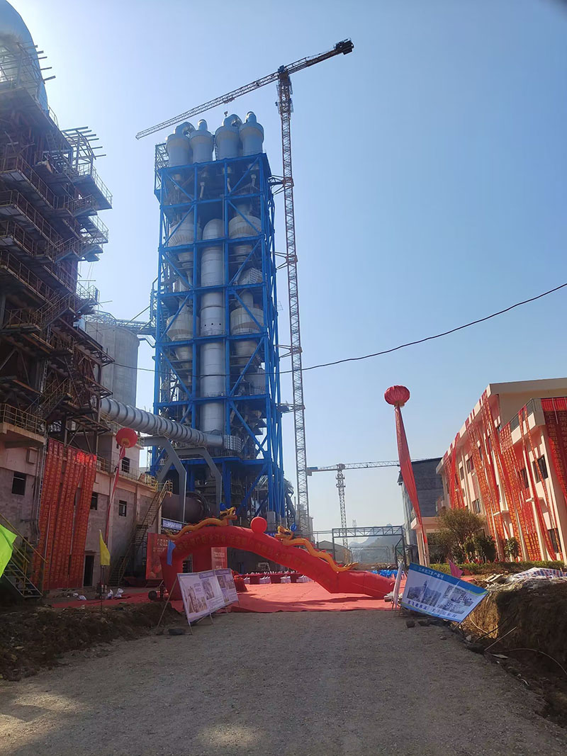 广西北江水泥5000t/d熟料生产线采用复合纳米隔热板方案竣工投产！